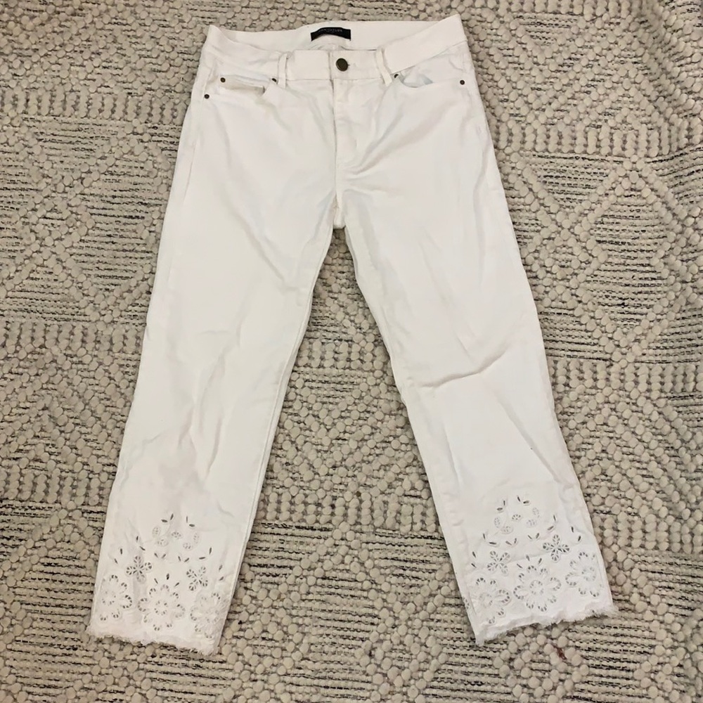 Ann Taylor The Straight Cropped Jean